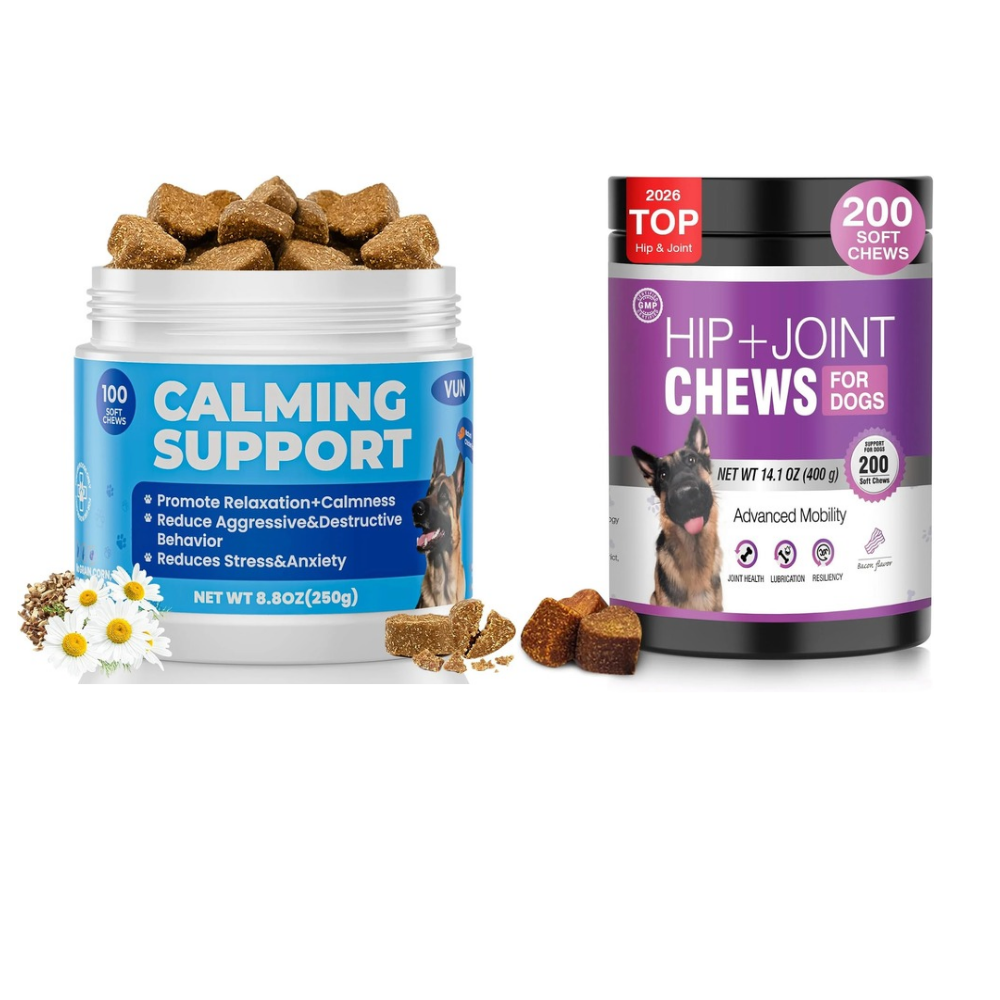 Vividly Pets - Dynamic Duo Bundle (Calming + Joint Chews)